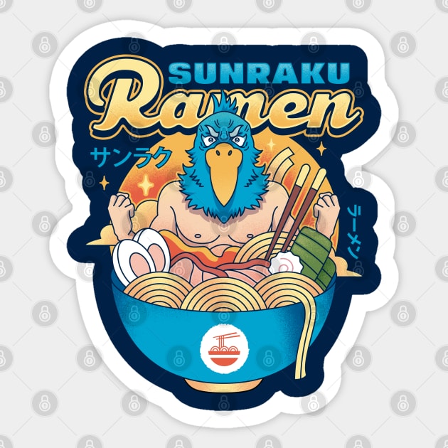 Bird Head Ramen Sticker by Lagelantee